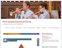 Tablet Screenshot of firstucc.org